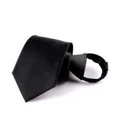 [ベスト アイテム] ネクタイ ワンタッチ 黒 10秒装着 結ばない 日本製 メンズ ビジネス フォーマル 葬式 葬儀 通夜 冠婚葬祭 8cm 手洗い可 1