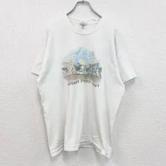 古着 used　フルーツオブザルーム　半袖アニマルプリントTシャツ　猫　キャット　シングルステッチ　XLサイズ