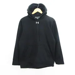 アンダーアーマー UNDER ARMOUR パーカー トップス 長袖 プルオーバー ロゴ 裏フリース MD ブラック ※EKM
