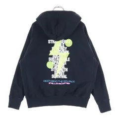 STELLA McCARTNEY (ステラマッカートニー) ロゴプリント スウェット プルオーバーパーカー ブラック 20213UX1001のサムネイル