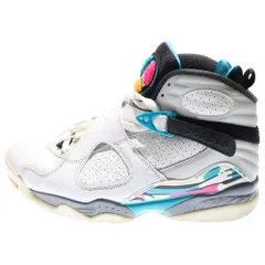 NIKE (ナイキ) AIR JORDAN 8 RETRO エアジョーダン8 レトロ ハイカットスニーカー ホワイト/ブルー US9.5/27.5cm 305381-113