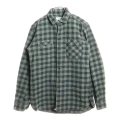 nonnative (ノンネイティブ) シェパードチェック 長袖 ネルシャツ グリーン NN-S1851のサムネイル