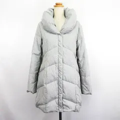 ケティ KETTY luxury ダウンコート アウター 長袖 ショールカラー ハーフ丈 3 グレー ※EKMのサムネイル