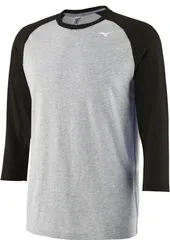 ミズノ メンズ トップス Tシャツ Mizuno Mens 34 Practice Tee GreyBlack ブラック