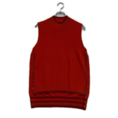 中古 レディース ダンスウィズドラゴン DANCE WITH DRAGON ベスト 3(L) オレンジ ニット ハイネック