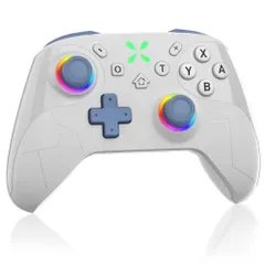 Switch 2 コントローラー 2025夏新 Sungale スイッチ 2 プロコン 背面ボタン付き 自動連射/連射ホールド マクロ機能 4段階HD振動 Bluetooth5.0接続 6軸ジャイロセンサー 9色RGBライト搭載 20時間連続 77eae03a