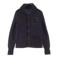 RRL (ダブルアールエル) Black Cat Cardigan ブラックキャット ヘビーウェイトコットン ウール ショールカラー カーディガン ブラウンのサムネイル