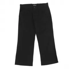 トリココムデギャルソンtricot COMME des GARCONSピーチスキンツイルストレートパンツ 黒Mのサムネイル