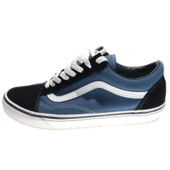 VANS (ヴァンズ) OLD SKOOL オールドスクール ローカットスニーカー ブラック/ブルー US10.5/28.5cm VN000D3HNVY