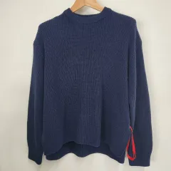 COMODO LOVE シーグリ オーバーサイズ ニット (ネイビー/95)