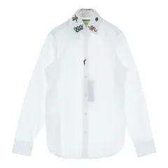 GUCCI (グッチ) 19AW シンボルズ カラーエンブロイダリー スネーク 長袖カッターシャツ ホワイト 523500 Z341Lのサムネイル
