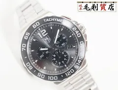 タグホイヤー TAG Heuer フォーミラ１クロノ CAU1115.BA0858 グレー ブラック ステンレス クォーツ【中古】時計のサムネイル