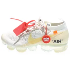 NIKE (ナイキ) ×OFF-WHITE THE 10 AIR VAPORMAX FK オフホワイト ザテン エアヴェイパーマックス フライニット ローカットスニーカー ホワイト US10/28cm AA3831-100