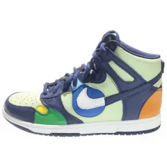 NIKE (ナイキ) WMNS DUNK HIGH LX ウィメンズ ダンク ハイカットスニーカー ネイビー/グリーン US12/29cm DQ7575-300