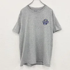 古着 used　Champion　チャンピオン　NCAA　半袖プリントTシャツ　サッカー　灰色　ライトグレー　Mサイズ
