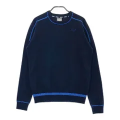 サイズ：M PUMA GOLF プーマゴルフ  長袖 ニットセーター  ネイビー系 [240101647459] ゴルフウェア メンズ ストスト