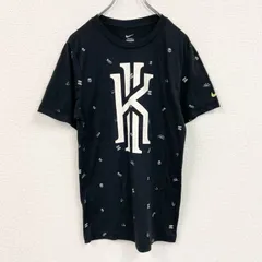 古着 used　NIKE　ナイキ　半袖プリントTシャツ　総柄　黒　ブラック　クルーネック　レトロデザイン　Sサイズ