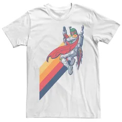 スター ウォーズ メンズ トップス Tシャツ Menstar Wars Boba Rainbow Fade Tee White ホワイトのサムネイル