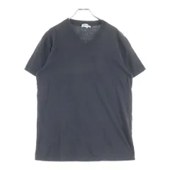 ARMANI COLLEZIONI (アルマーニ コレツィオーニ) Vネック コットン 半袖Tシャツ カットソー ブラックのサムネイル