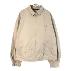 90年代 ポルトガル製 Polo by Ralph Lauren ポロ ラルフローレン スイングトップ アイボリー(メンズ XL)中古 古着 X4795