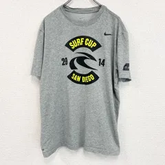 古着 used　NIKE　ナイキ　サーフカップ　半袖プリントTシャツ　サンディエゴ　ドライフィット　灰色　グレー　XLサイズ