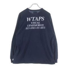 WTAPS ダブルタップス WTVUA 長袖 ロンT ネイビー - メルカリ