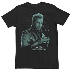 アニメキャラクター メンズ トップス Tシャツ グラフィック Licensed Character Mens Marvel Thoragnarok Grandmaster Galaxy Graphic Tee Black ブラック