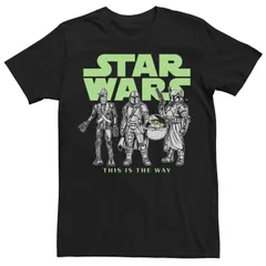 アニメキャラクター メンズ トップス Tシャツ ロゴ Licensed Character Menstar Wars The Mandalorioan Mandalorian Forces Logo Tee Black ブラック