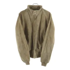 POLO RALPH LAUREN (ポロラルフローレン) 90s VINTAGE スウェードレザー スイングトップジャケット ベージュ