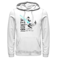 スター ウォーズ メンズ アウター パーカー・スウェット Menstar Wars The Clone Wars ObiWan Kenobi Portrait Hoodie White ホワイトのサムネイル