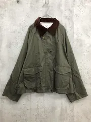 HUMAN WOMAN ヒューマンウーマン 077-1255004 arrive 5e オーバーサイズカジュアル ブルゾン ジャケット sizeM/カーキ ■■◎レディース