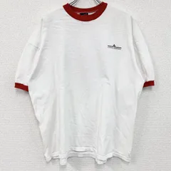 古着 used　90s　SOFFE’S　半袖プリントリンガーTシャツ　ヴィンテージ　白　ホワイト　2XLサイズ