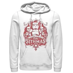スター ウォーズ メンズ アウター パーカー・スウェット グラフィック Menstar Wars Trooper Santa Group Sithmas Christmas Graphic Hoodiのサムネイル