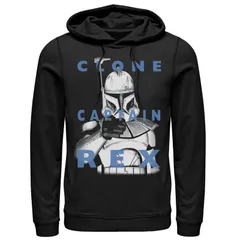 スター ウォーズ メンズ アウター パーカー・スウェット オーバーレイ キャップ Menstar Wars Clone Wars Clone Captain Rex Text Overlay Hoodのサムネイル