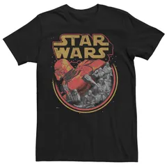 アニメキャラクター メンズ トップス Tシャツ グラフィック Licensed Character Menstar Wars The Rise of Skywalkeretro Knights of Ren Graphic Tee Black ブラック