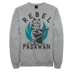 スター ウォーズ メンズ アウター パーカー・スウェット シャツ Menstar Wars Clone Wars Ahsoka Rebel Padawan Portrait Sweatshirt Atのサムネイル