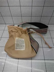 ◇ Θ シアタープロダクツ THEATRE PRODUCTS 巾着ショルダーバッグ ベージュ系 レディース E  【1602190004296】