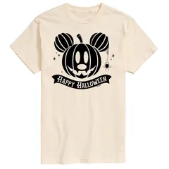 ディズニー メンズ トップス Tシャツ グラフィック Disneys Mickey And Minnie Mouse Menscared Shadows Graphic Tee Beige ベージュ