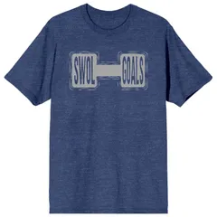 アニメキャラクター メンズ トップス Tシャツ Licensed Character Mens Gym Culture Swol Goals Tee Blue ブルー