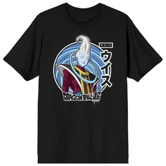 アニメキャラクター メンズ トップス Tシャツ Licensed Character Mens Dragon Ball Super Whis Tee Black ブラック