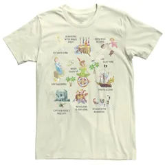 ディズニー メンズ トップス Tシャツ Disneys Peter Pan Things Inever Land Mens Tee Naturalのサムネイル