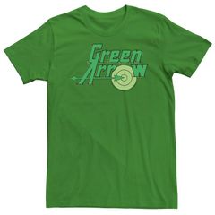 애니메이션 캐릭터 맨즈 탑스 T셔츠 로고 Licensed Character Mens Justice League Green Arrow Target Logo Tee Kelly 그린