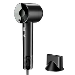 ヘアドライヤー 大風量【20sで速乾!・2億イオン髪質改善・AIマート温度制御】速乾（従来比1.8倍）ヘアドライヤー 静音 軽量 4段階温度調節 3段階風量 マグネット式 静電気抑制 過熱保護 恒温ヘアケア 小型 PSE認証済み/ 4093fc3d