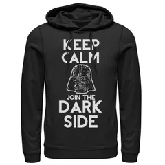 スター ウォーズ メンズ アウター パーカー・スウェット グラフィック Menstar Wars Darth Vader Keep Calm Join Us Graphic Pullover Hoodのサムネイル
