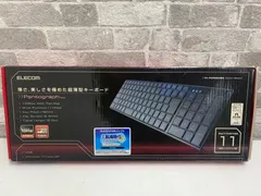 ELECOM エレコム 超薄型キーボード  TK-FCP004BK  USB接続  日本語103キー 極薄タイプ ブラック