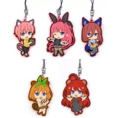 【中古】雑貨 全5種セット デフォルメラバーストラップ 「きゃらっとくじ 五等分の花嫁∬～あにまるガールズ～」 K賞