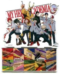 [중고] 아크릴 스탠드 아크릴 패널 키 비주얼 빅 아크릴 스탠드 [내 히어로 아카데미아 × 문방구 카페 2018]