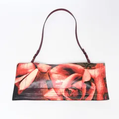 極美品 Y/PROJECT Jean Paul GAULTIER ジャンポールゴルチェ ワイ・プロジェクト ローズ柄 ワイヤーバッグ 中古 4b013455