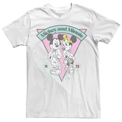 ディズニー レディース トップス Tシャツ グラフィック Disneys Mickey Minnie Mouse Juniors CA Graphic Tee White ホワイト