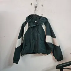 SPAO WHO ウィンドブレーカー ジャケット ダークグリーン